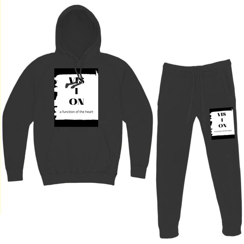 Vision A Function Of Heart Gift Hoodie & Jogger Set | Artistshot