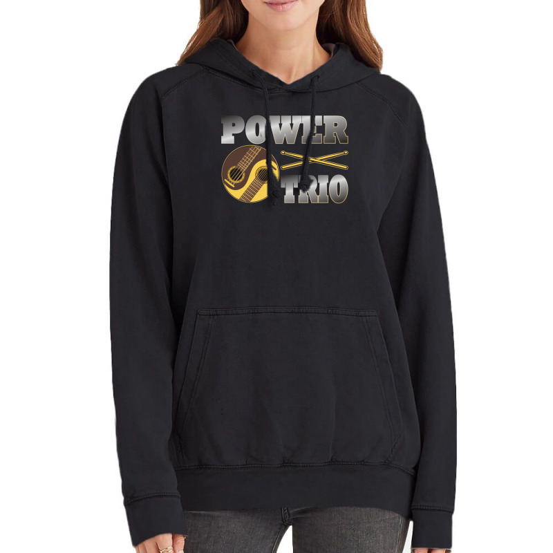 Musical Instruments Power Trio Vintage Hoodie by JAMESDSHARP | Artistshot