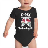 X Ray Technologist Skeleton  X Ray Tech Rt Radiology Tech Sweatshirt Baby Bodysuit | Artistshot