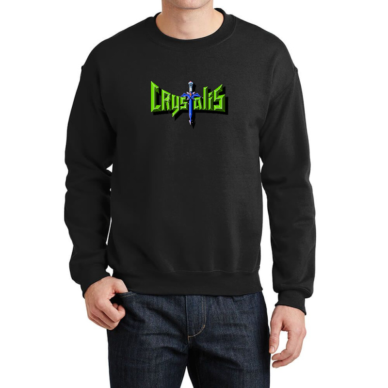 Crystalis - Arcade Retro Game Crewneck Sweatshirt by JolenePender | Artistshot