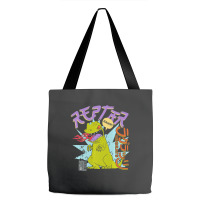 Rugrats Reptar Kanji Fire Sketch Tote Bags | Artistshot