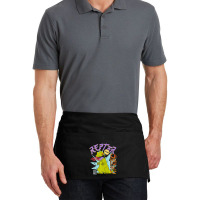 Rugrats Reptar Kanji Fire Sketch Waist Apron | Artistshot