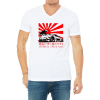 Japanese Speed Race V-neck Tee | Artistshot