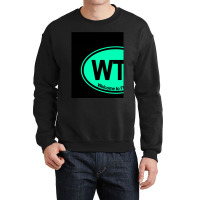 Wtf  Welcome To Florida Mint Green Crewneck Sweatshirt | Artistshot