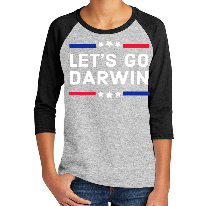 Lets Go Darwin Youth 3/4 Sleeve by hani shop | Artistshot