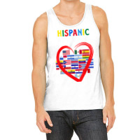 Hispanic Heritage Month Latino Countries Heart Flags Tank Top | Artistshot