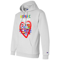 Hispanic Heritage Month Latino Countries Heart Flags Champion Hoodie | Artistshot