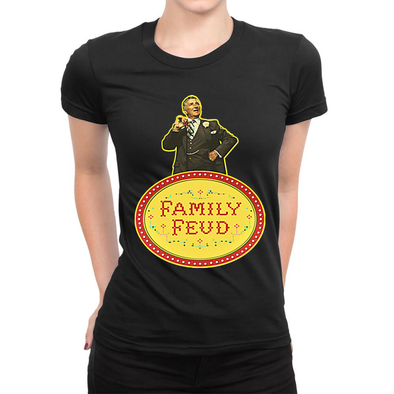 Family Feud Richard Dawson Ladies Fitted T-Shirt by cm-arts | Artistshot