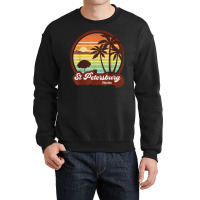 Saint Petersburg Florida Souvenirs Retro 80s St Petes Beach T Shirt Crewneck Sweatshirt | Artistshot