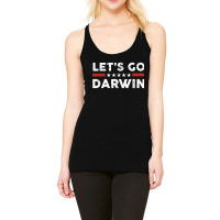 Lets Go Darwin Us Flag Vintage Racerback Tank | Artistshot