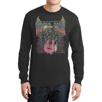 Rock & Roll Free Spirit World Tour Guitar Fire Wings Thunder Long Sleeve Shirts | Artistshot