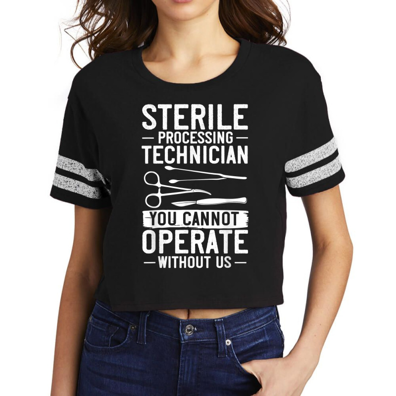 Sterile Processing Technician Certification Manager Tech T Shirt Scorecard Crop Tee by cm-arts | Artistshot