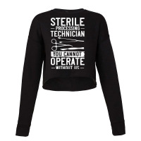 Sterile Processing Technician Certification Manager Tech T Shirt Cropped Sweater | Artistshot