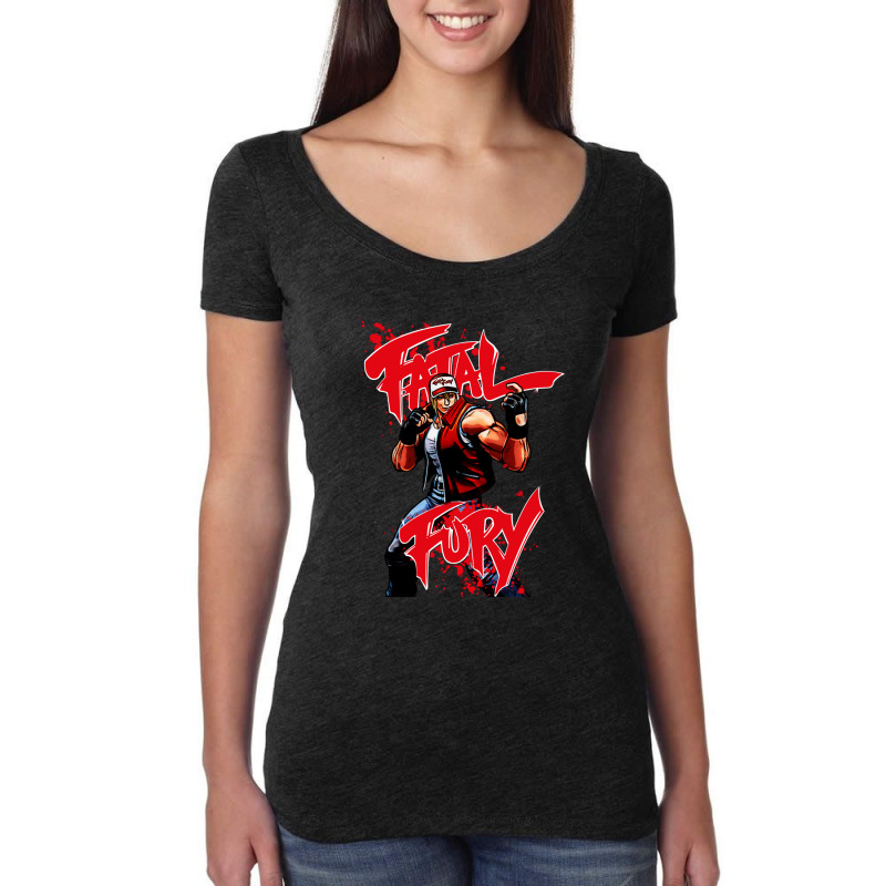 Fatal Fury Women's Triblend Scoop T-shirt by cm-arts | Artistshot