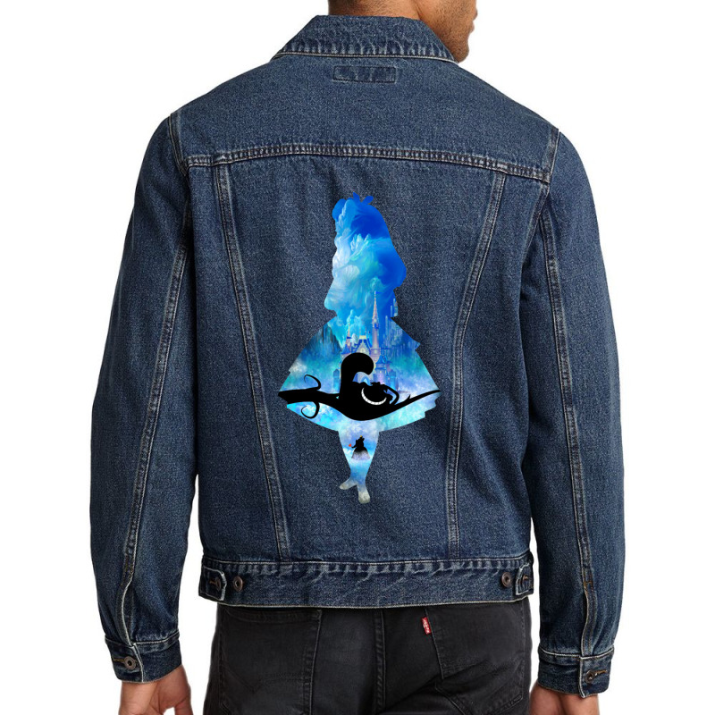 Welcome To Wonderland Gift Men Denim Jacket | Artistshot