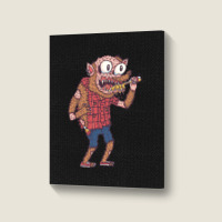 Werewolf Gift Portrait Canvas Print | Artistshot