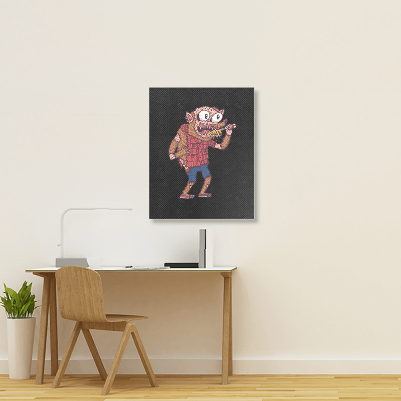 Werewolf Gift Portrait Canvas Print | Artistshot