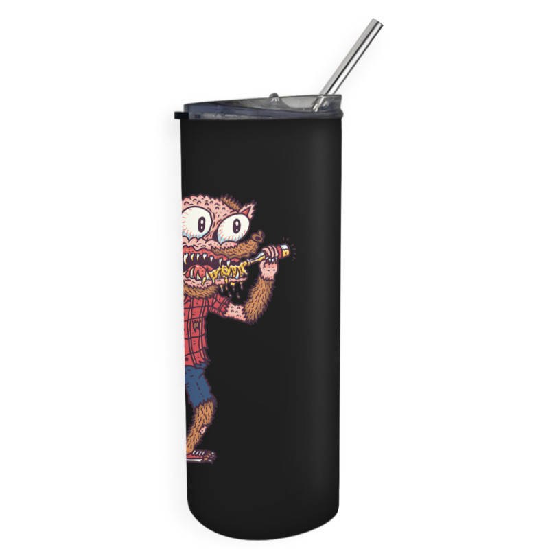 Werewolf Gift Skinny Tumbler | Artistshot