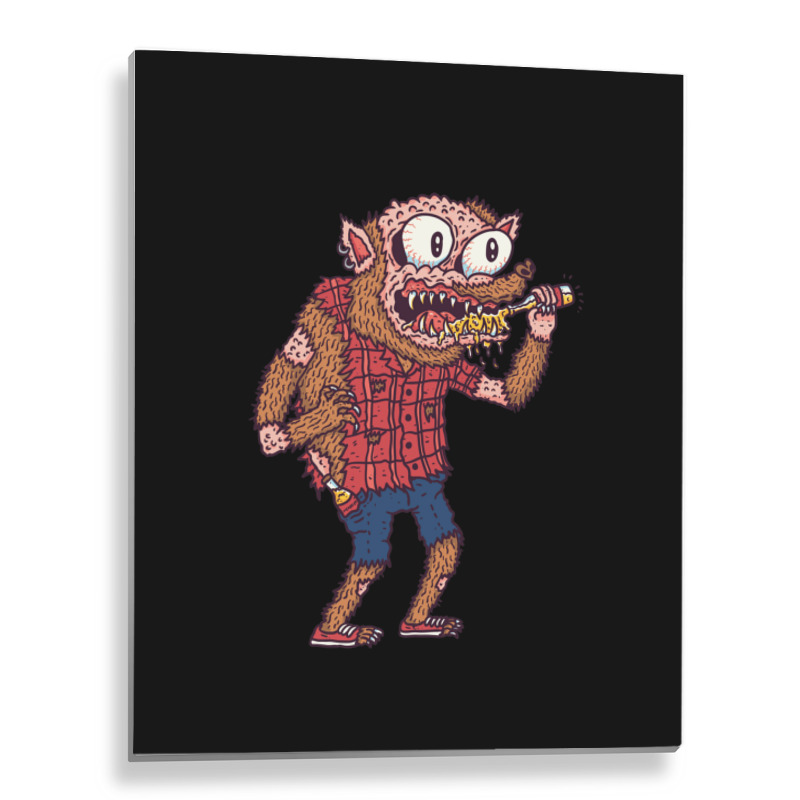 Werewolf Gift Metal Print Vertical | Artistshot