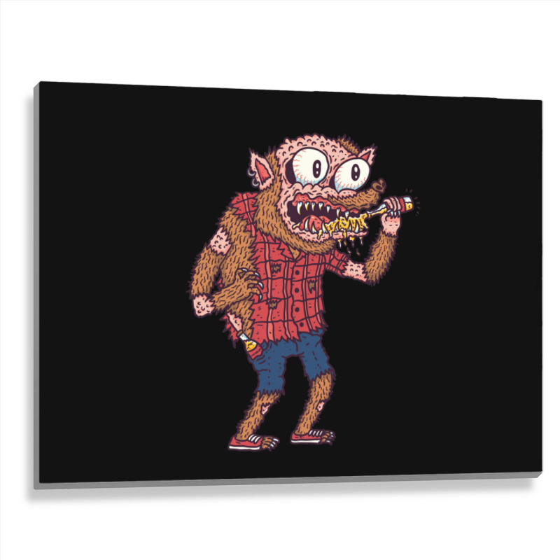 Werewolf Gift Metal Print Horizontal | Artistshot