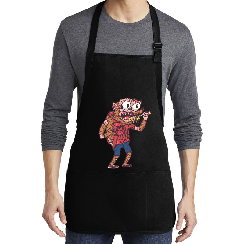 Werewolf Gift Medium-length Apron | Artistshot