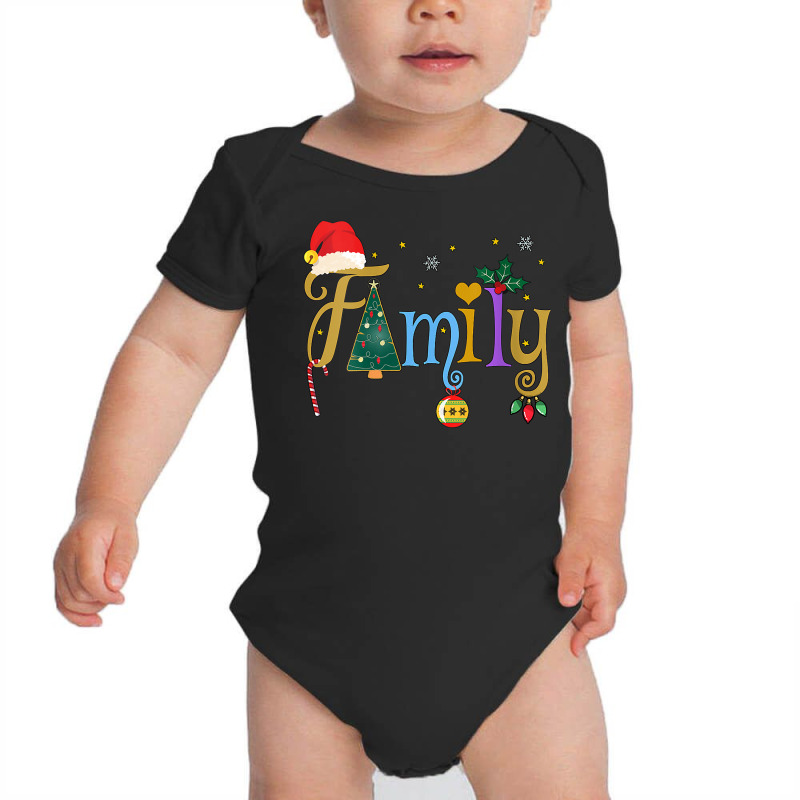 Womens Family Letters Christmas Style Love My Family Christmas V Neck Baby Bodysuit by cm-arts | Artistshot