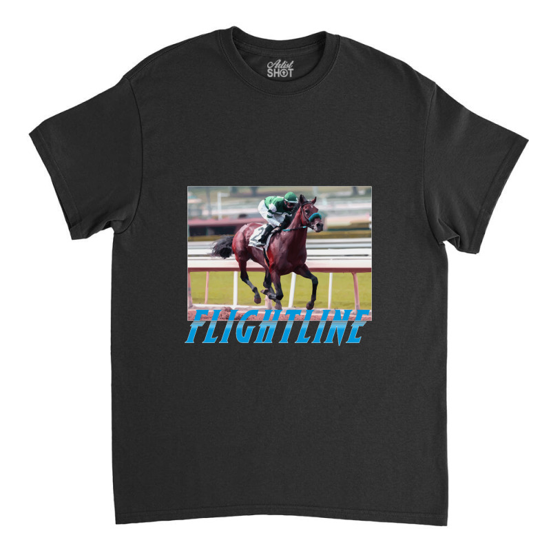 Flightline Classic Horseracing Classic T-shirt by cm-arts | Artistshot