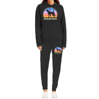 Australian Kelpie Australian Kelpie Vintage Sunset Dog Hoodie & Jogger Set | Artistshot