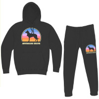 Australian Kelpie Australian Kelpie Vintage Sunset Dog Hoodie & Jogger Set | Artistshot