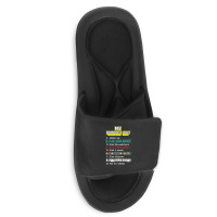 My Perfect Day Play Video Games Gamer Slide Sandal | Artistshot