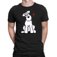 White Schnauzer Sweetheart Gift T-shirt | Artistshot