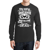 Ghost Hunter Halloween Costume Funny Long Sleeve Shirts | Artistshot