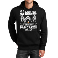 Football Lineman Serving Pancakes Daily Offensive Lineman T Shirt Unisex Hoodie | Artistshot