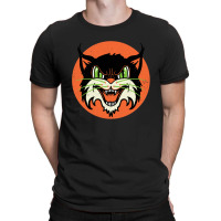 Wild Cat Rockabilly Retro Gift T-shirt | Artistshot