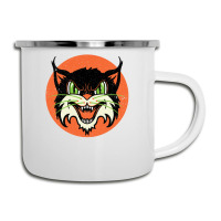 Wild Cat Rockabilly Retro Gift Camper Cup | Artistshot