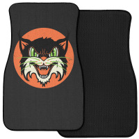 Wild Cat Rockabilly Retro Gift Front Car Mat | Artistshot