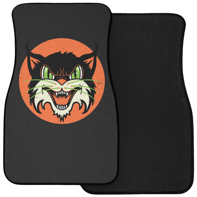 Wild Cat Rockabilly Retro Gift Front Car Mat | Artistshot