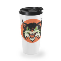 Wild Cat Rockabilly Retro Gift Travel Mug | Artistshot