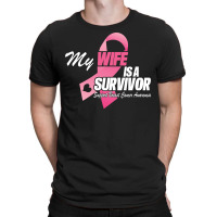 My Wife Is A Survivor T-shirt | Artistshot