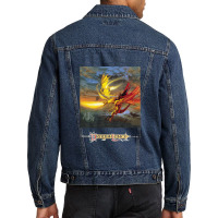 Dragonlance Legend Of Huma Artwork Men Denim Jacket | Artistshot