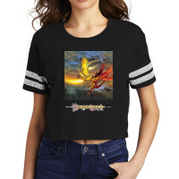 Dragonlance Legend Of Huma Artwork Scorecard Crop Tee | Artistshot