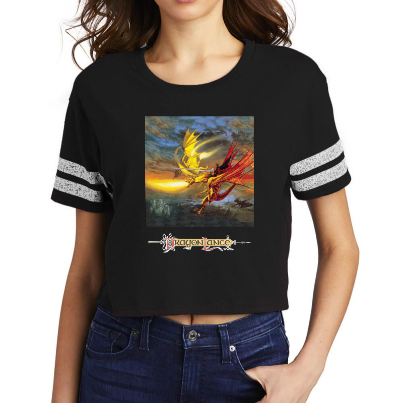 Dragonlance Legend Of Huma Artwork Scorecard Crop Tee by WesleyCopenheaver | Artistshot