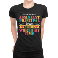 Assistant Principal Cute Appreciation Back To School Gift Ladies Fitted T-shirt | Artistshot