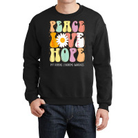 Peace Love Hope Pitt Hopkins Syndrome Phs Awareness Gift T Shirt Crewneck Sweatshirt | Artistshot