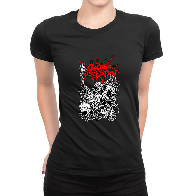 Cattle Decapitation Merch 1 Ladies Fitted T-Shirt by HeatherRichardson | Artistshot