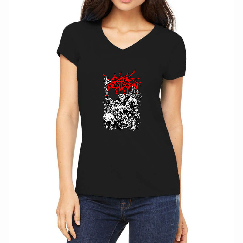 Cattle Decapitation Merch 1 Women's V-Neck T-Shirt by HeatherRichardson | Artistshot