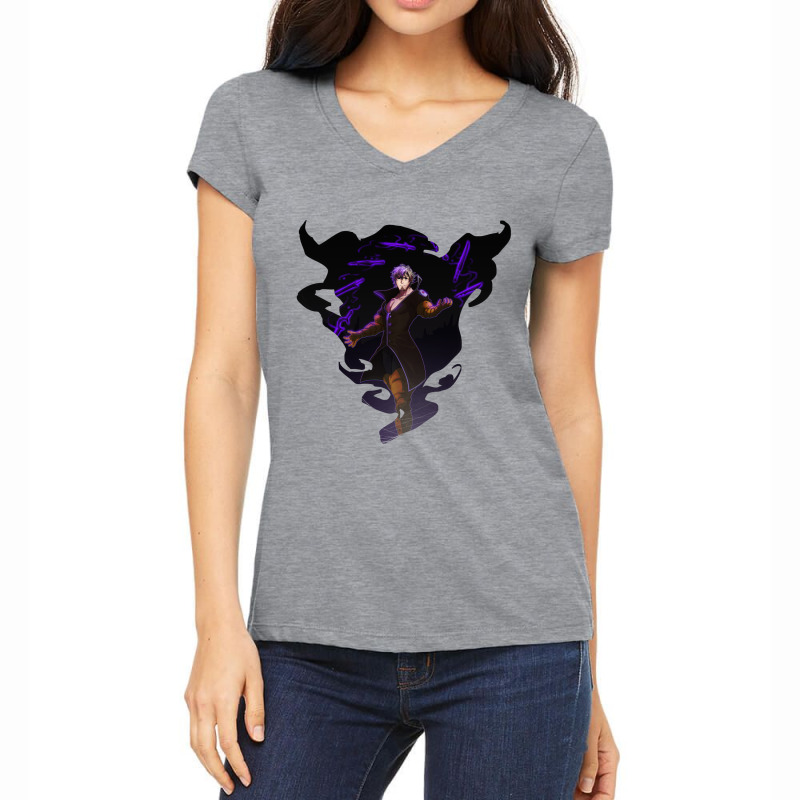 Estarossa's Abilities Are Hellblaze And Full Counter Women's V-Neck T-Shirt by EllieECummings | Artistshot