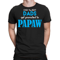 Only The Best Dads Get Promoted To Papaw T-shirt | Artistshot