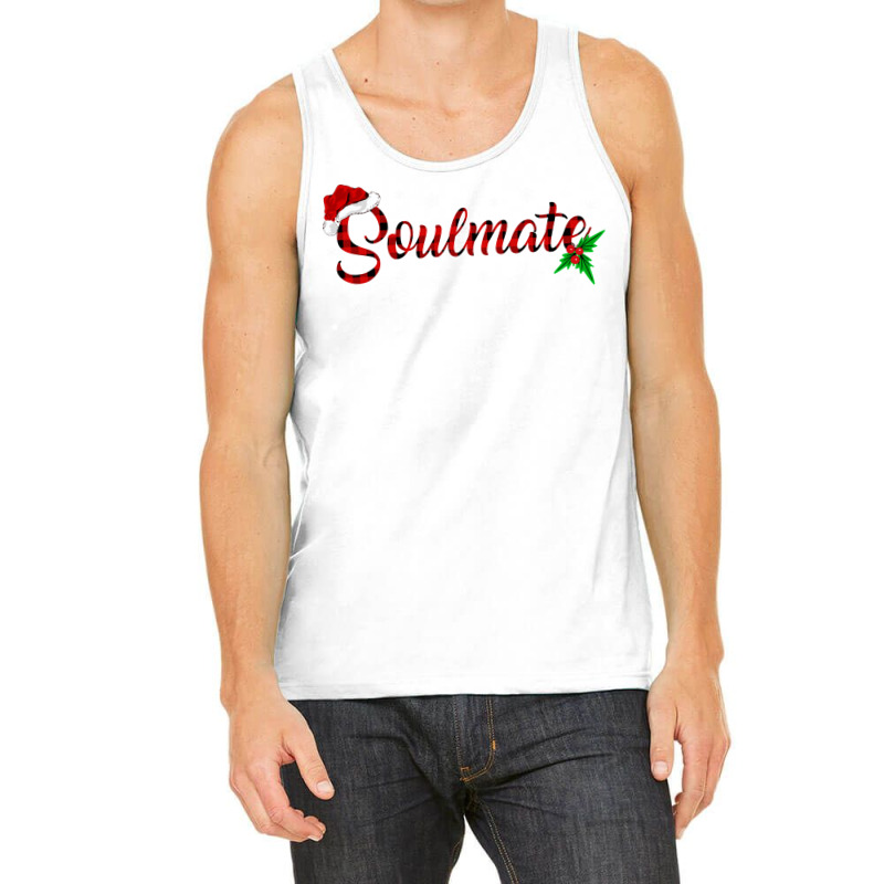 Matching Family Buffalo Plaid Soulmate Christmas Pajama Long Sleeve T Tank Top by cm-arts | Artistshot