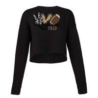 Football My Heart Is On That Field Football Lovers Spirited Sport 39 F Cropped Sweater | Artistshot